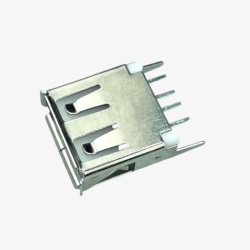 USB Type-A Female Connector (White) - View 2