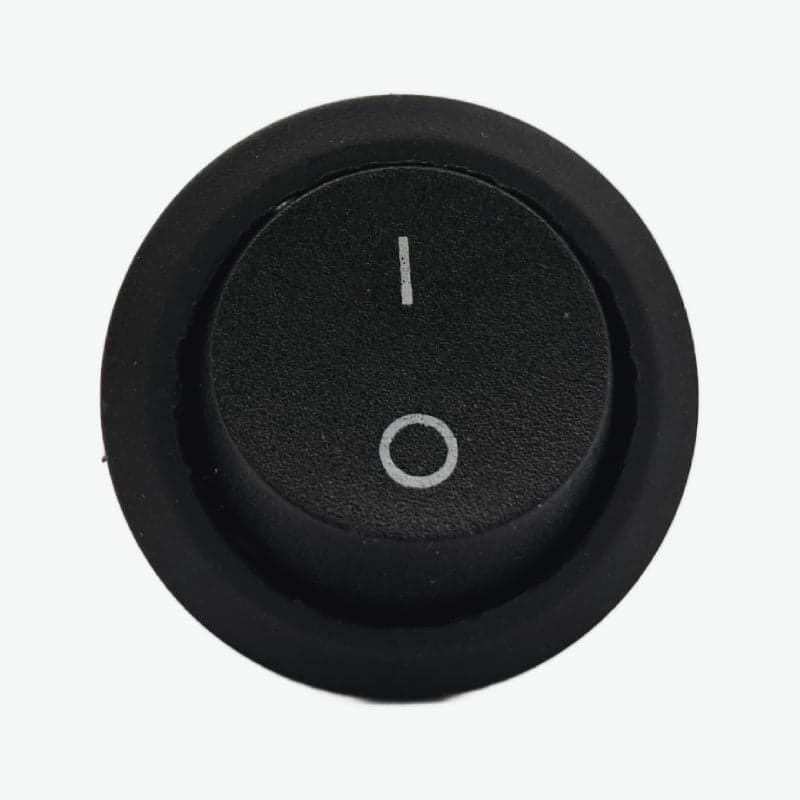 On-Off Round Rocker Switch - 6A 250V - View 1