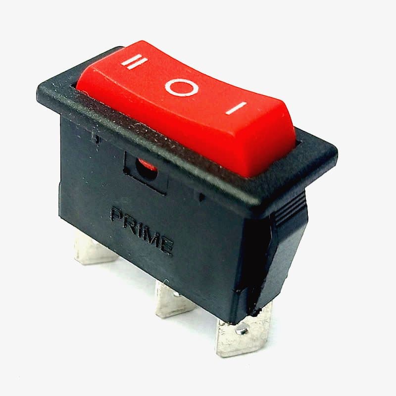 SPDT Center-Off Rocker Switch - View 1