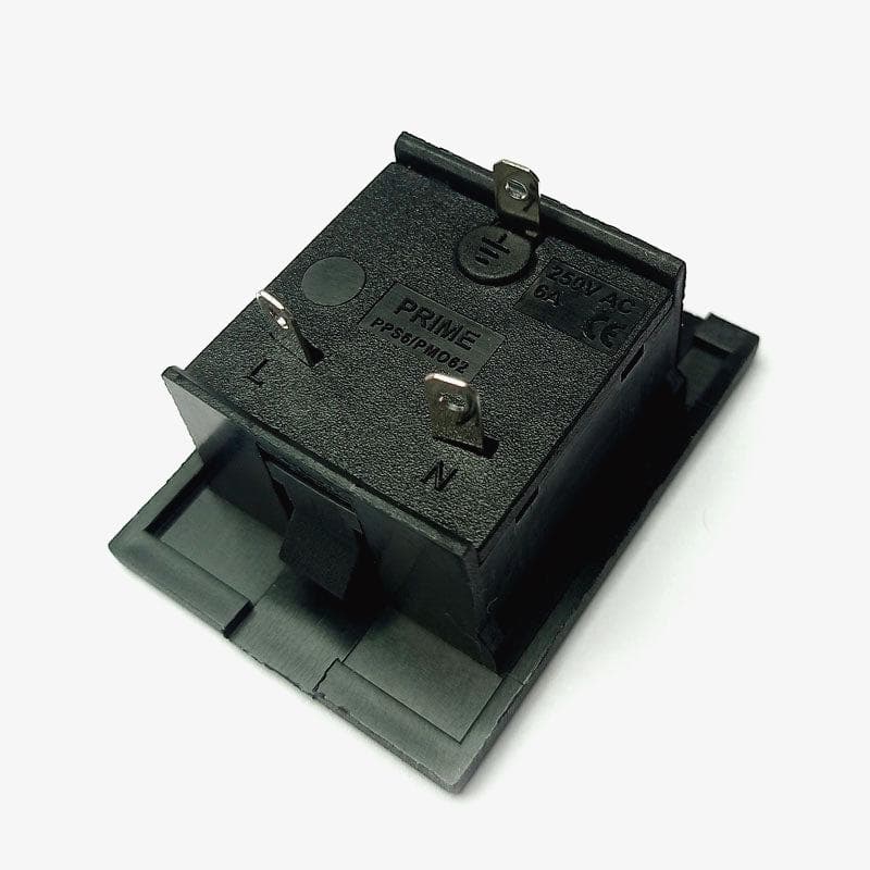 6A 5-Pin AC Power Socket - View 2