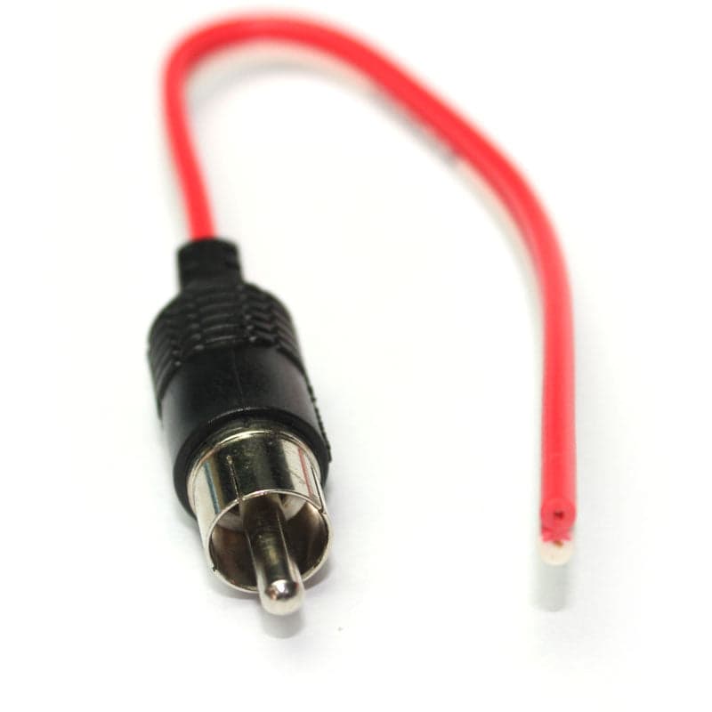 RCA Male Plug Connector with Cable - View 2