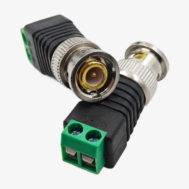 BNC Screw Type Adapter Connector/Plug for CCTV - View 1