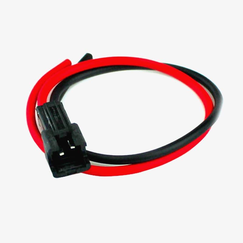 2 pin JST SM Male Connector with Wires - View 1