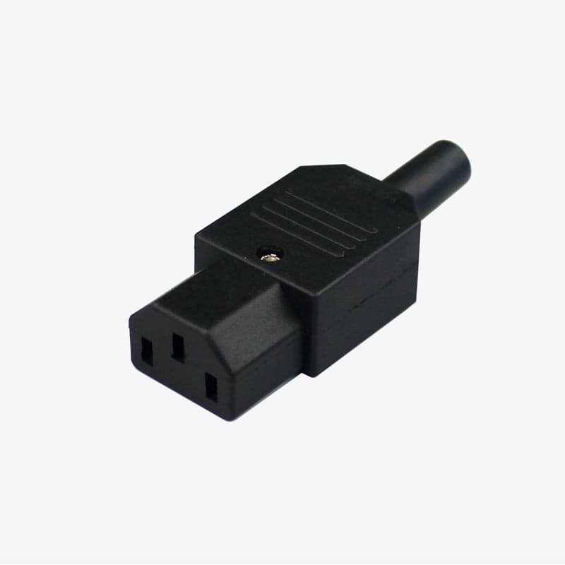 AC Power Female Socket MX IEC C14 Cable Mount Connector 10A 250V - View 1