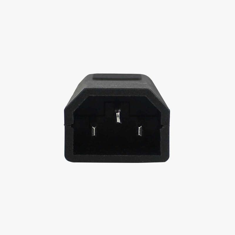 AC Power Male Socket MX IEC C14 Cable Mount Connector 10A 250V - View 3