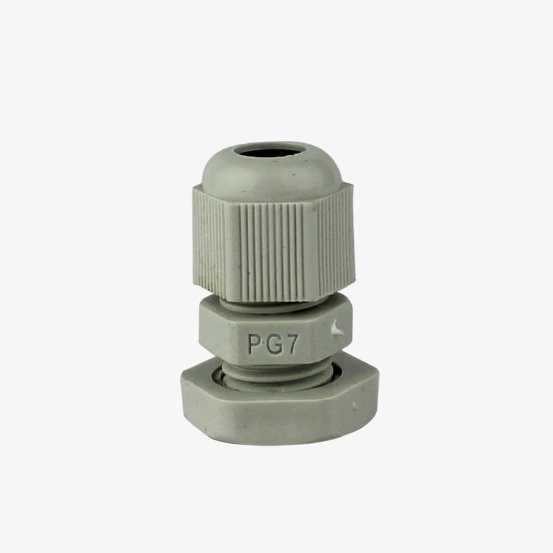 PG7 Cable Gland Connector (DIA-12mm)- Plastic Nylon Waterproof IP68 Wire Enclosures - View 1