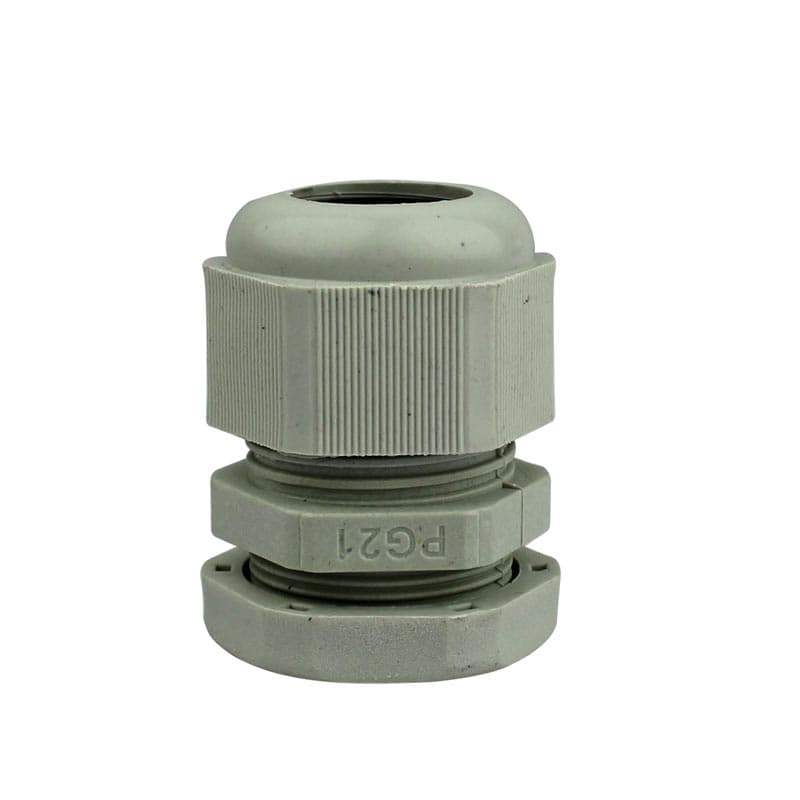 PG21 Cable Gland Connector (DIA-28mm) - Plastic Nylon Waterproof IP68 Wire Enclosures - View 1