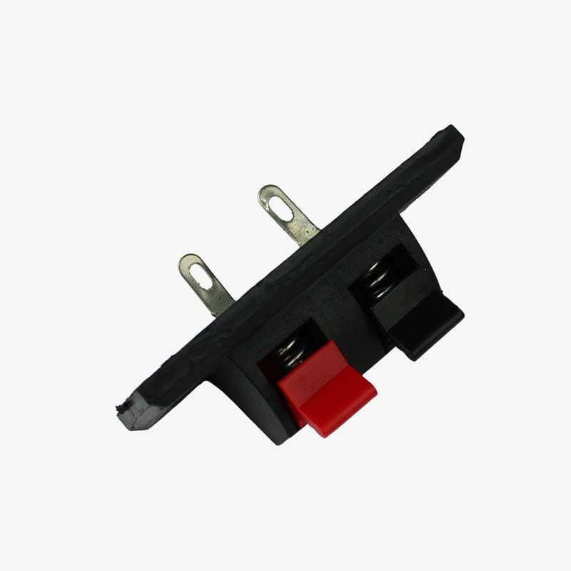 2 Position Jack Push In Audio Speaker Terminal Connector - View 1
