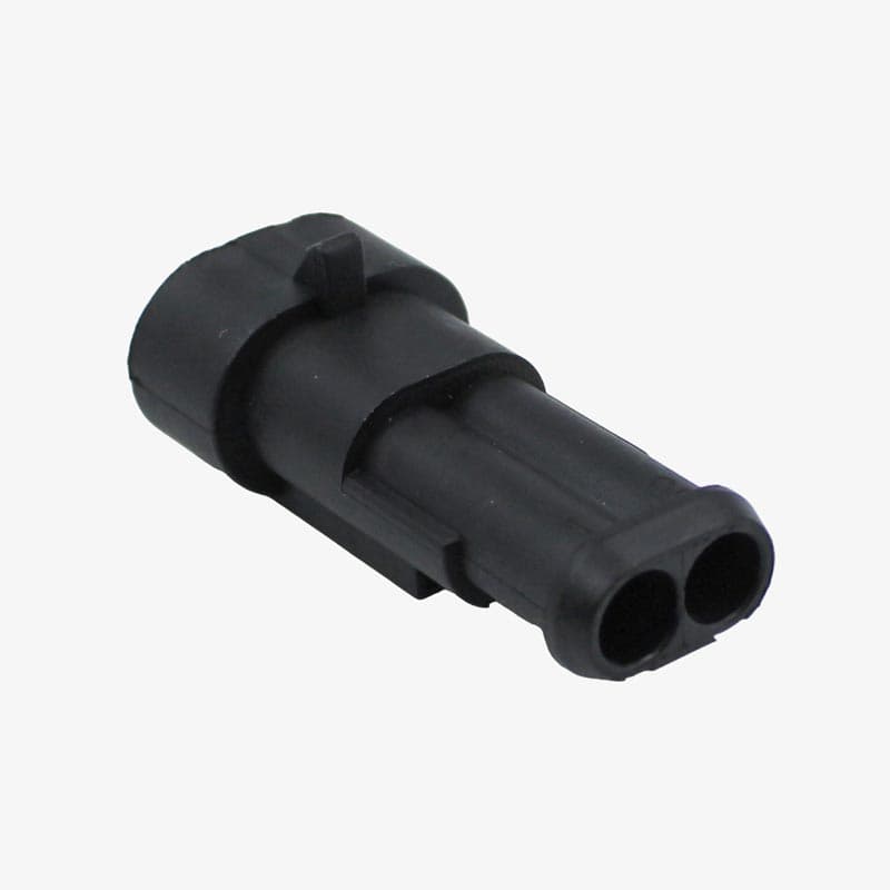 1.5mm Series 2Pin AMP Super Seal Waterproof Male Wire to Wire Automotive Connector - View 2