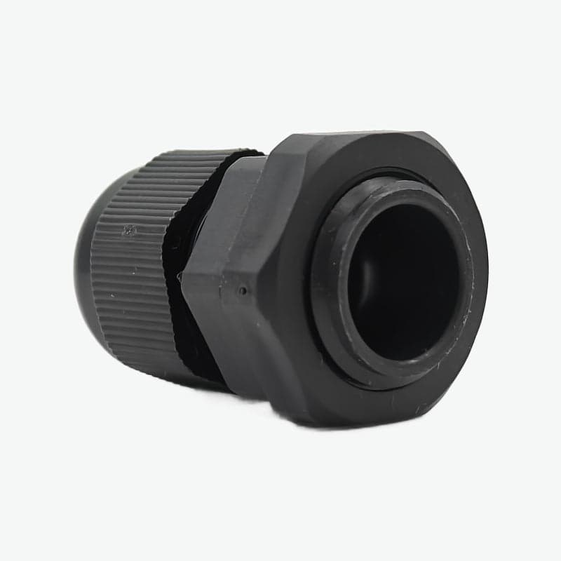 PG9 Cable Gland Connector (DIA-15mm)- Plastic Nylon Waterproof IP68 Wire Enclosures-Black - View 3
