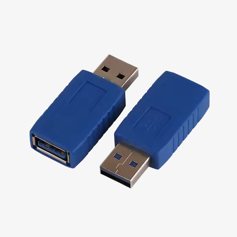 High Speed USB 3.0 Switching Head Male-Female Compatible with 2.0 - View 3