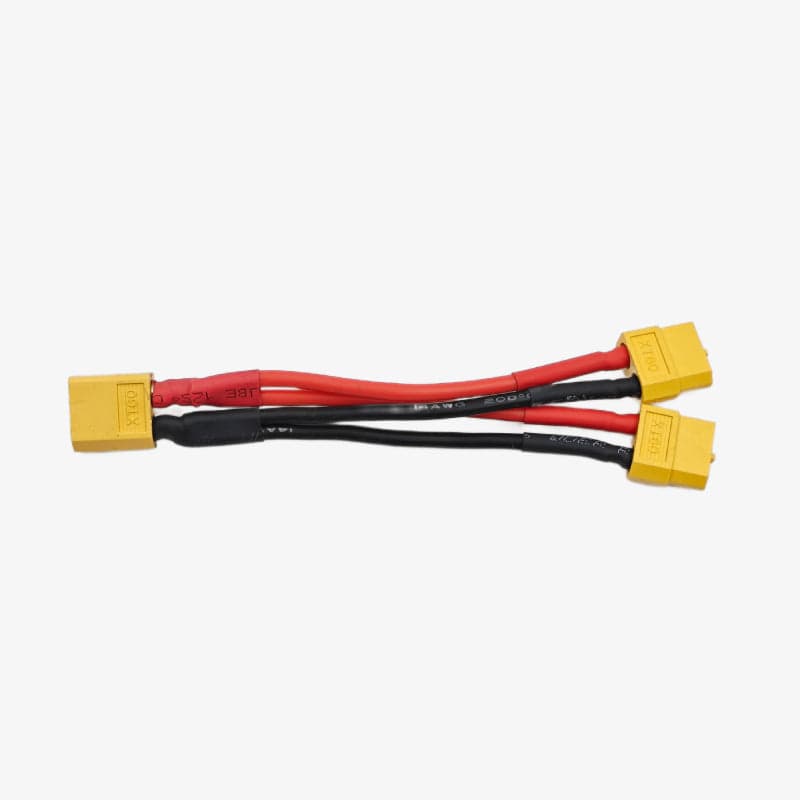 XT60 Connector 2 Female to 1 Male Parallel Connection Cable - View 2