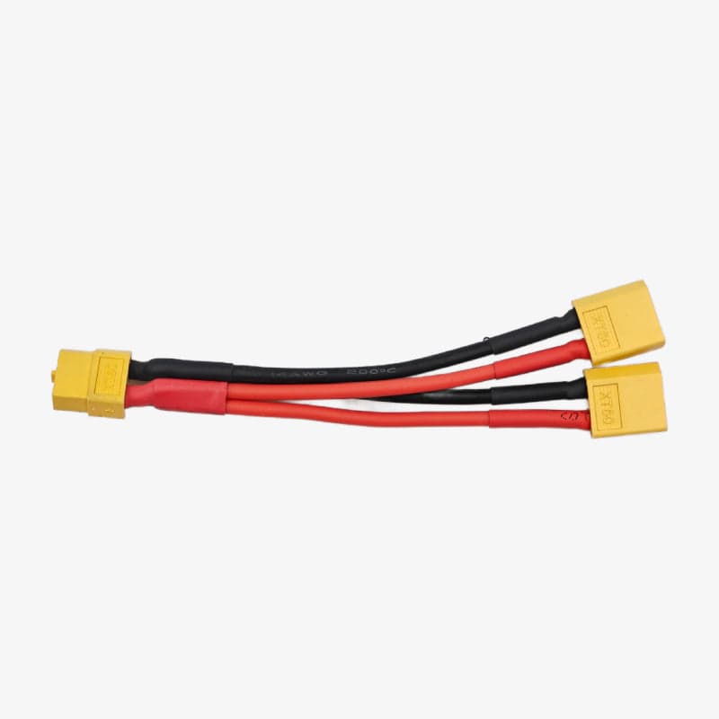 XT60 Connector 1 Female to 2 Male Parallel Connection Cable - View 2