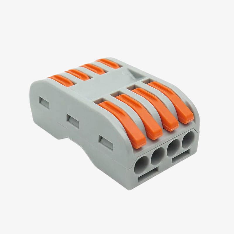 PCT-224 (SPL-4) Quick Connection Terminal 4 Pole Wire Connector with Spring Lock Lever - 450V, 32A - View 2