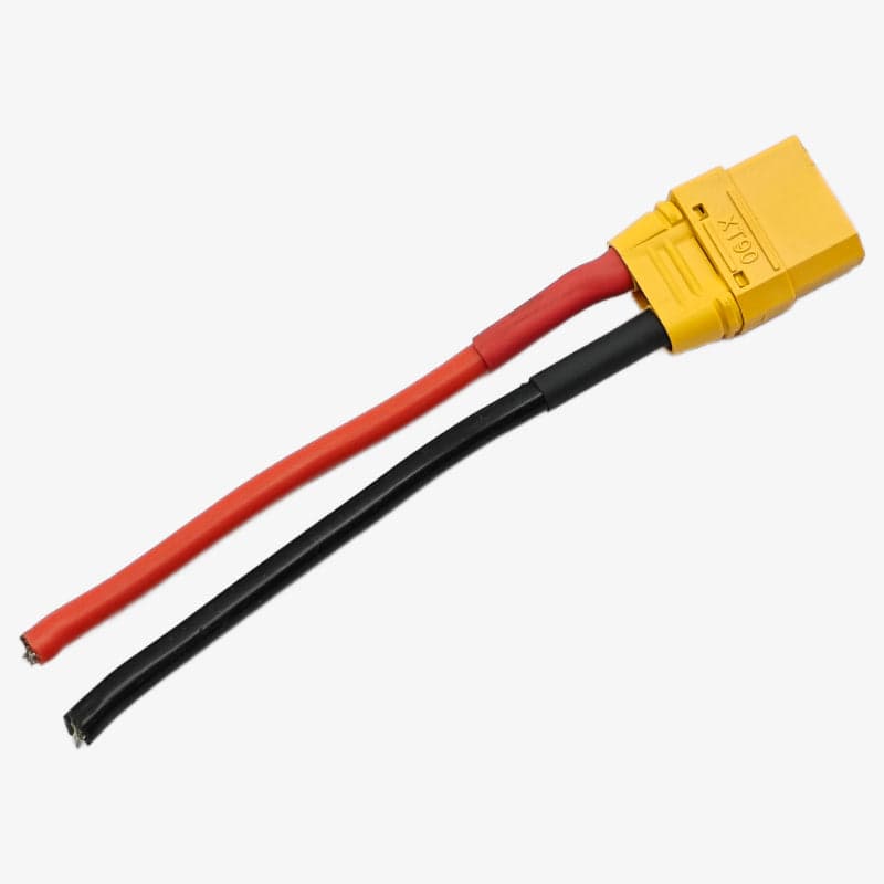 XT90 Female Connector with 12AWG Silicone Wire - View 1