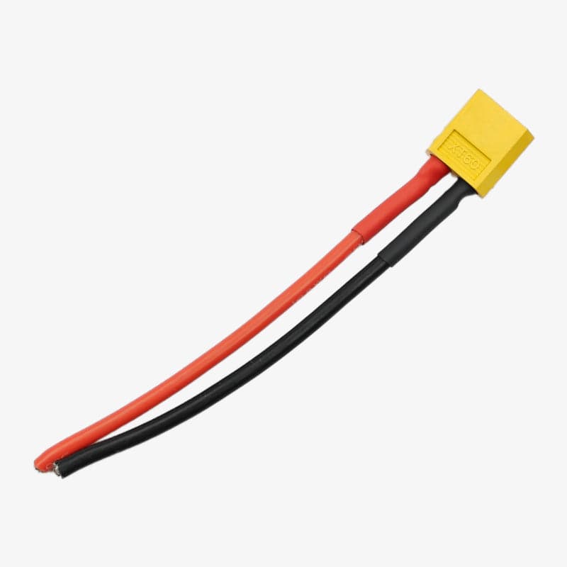 XT60 Male Connector with 14AWG Silicone Wire - View 1