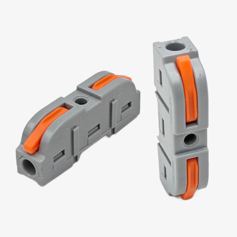 LT-211 (SPL-1) 0.08–2.5mm Single Pole Wire Connector Terminal Block with Spring Lock Lever for Cable Connection - View 1