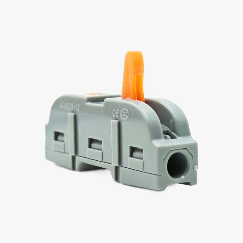 LT-211 (SPL-1) 0.08–2.5mm Single Pole Wire Connector Terminal Block with Spring Lock Lever for Cable Connection - View 3