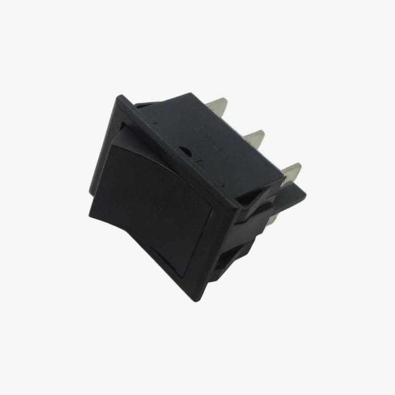6-Pin DPDT Miniature Rocker Switch - 16A 250V AC - View 3