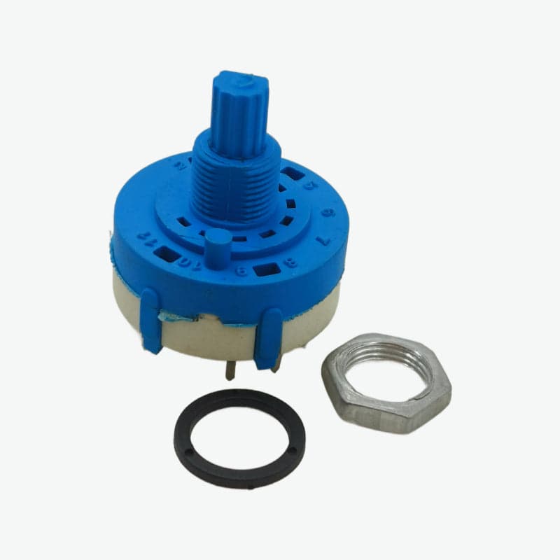 2 Pole 5 Way 26 mm Rotary Switch - 5A 250V AC - View 3
