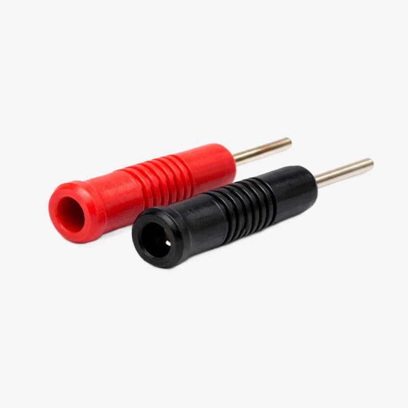 2mm Banana Plug Male High-Quality Terminal Connector (Red & Black Pair) - View 2