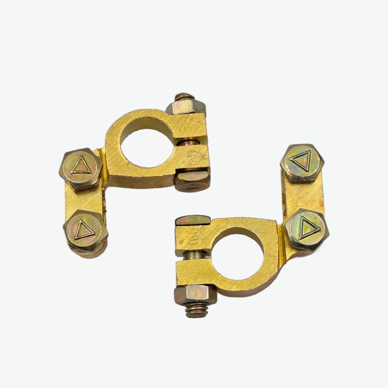 Heavy Duty Car Battery Terminal Clamps 12V/24V - 1 Pair - View 1