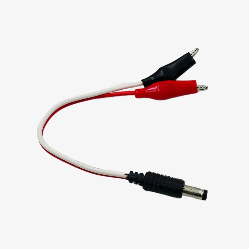 DC Male to Alligator Clips Power Connector Cable - View 1