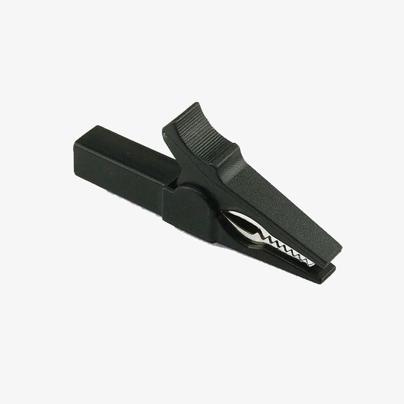 55mm Copper Insulated Crocodile Clip with 10mm Opening for Banana Plug 4mm - Black - View 1