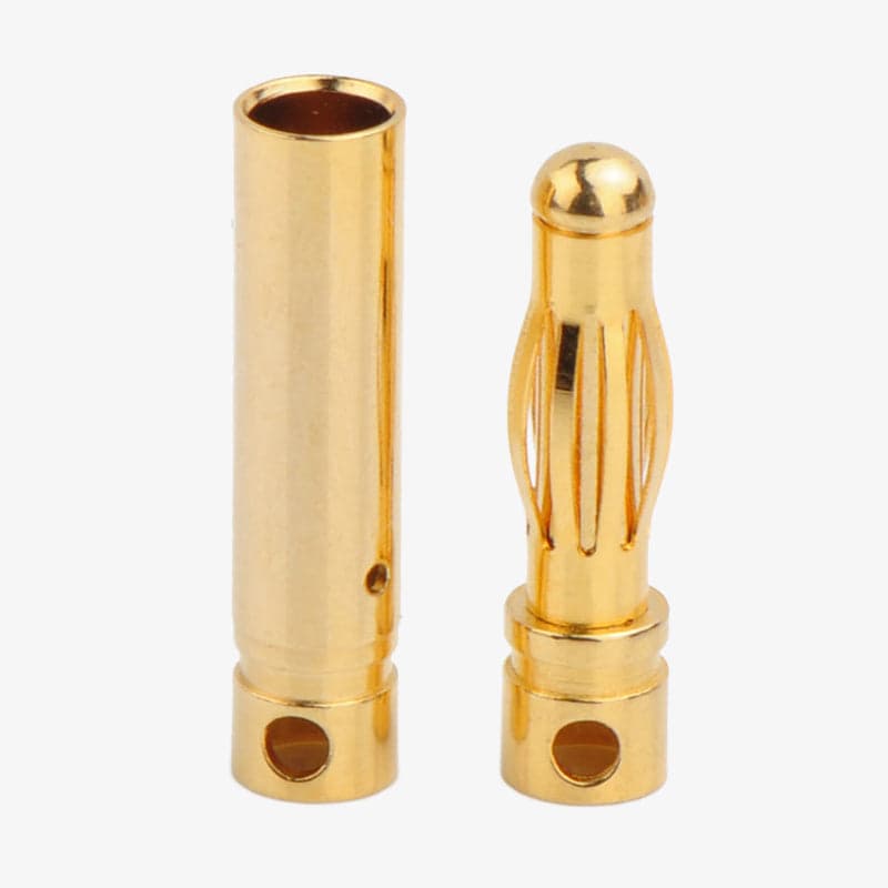 3.5mm Bullet Connector - Male and Female Pair - View 3