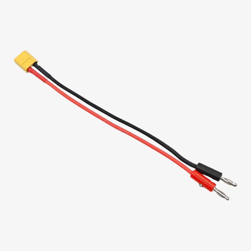 XT90 Male to 4.0mm Banana Plug with 14AWG Silicone Wire - View 1