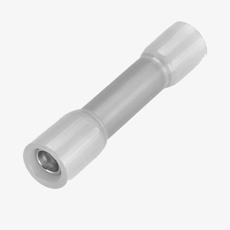 BHT-0.5 Heat Shrink Butt Splice Connector 0.3-0.5 sqmm (24-22 AWG) - White - View 1