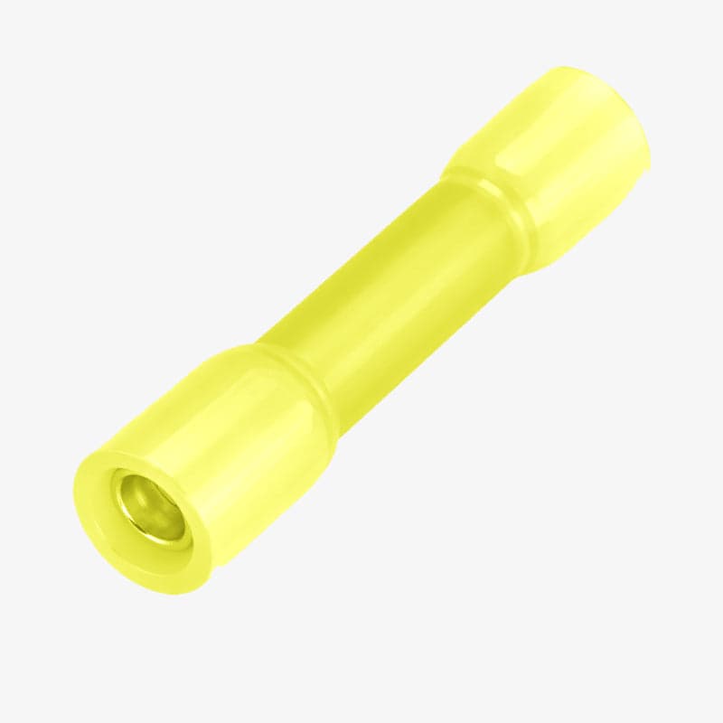 BHT-5.5 Heat Shrink Butt Splice Connector 6.0-10.0 sqmm (12-10 AWG) - Yellow - View 1
