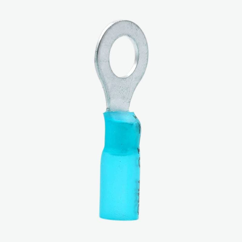 HRV2-4S Ring Crimp Terminal Wire Connector 1.5-2.5 sqmm (16-14 AWG) - Blue - View 2