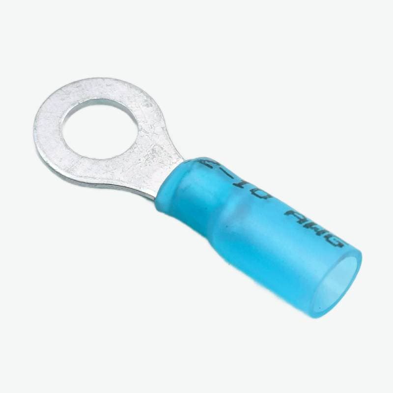 HRV2-8 Ring Crimp Terminal Wire Connector 1.5-2.5 sqmm (16-14 AWG) - Blue - View 1
