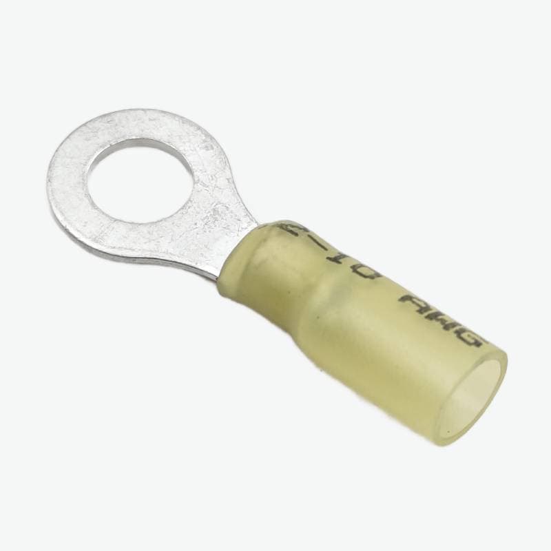 HRV5.5-4S Ring Crimp Terminal Wire Connector 4.0-6.0 sqmm (12-10 AWG) - Yellow - View 1
