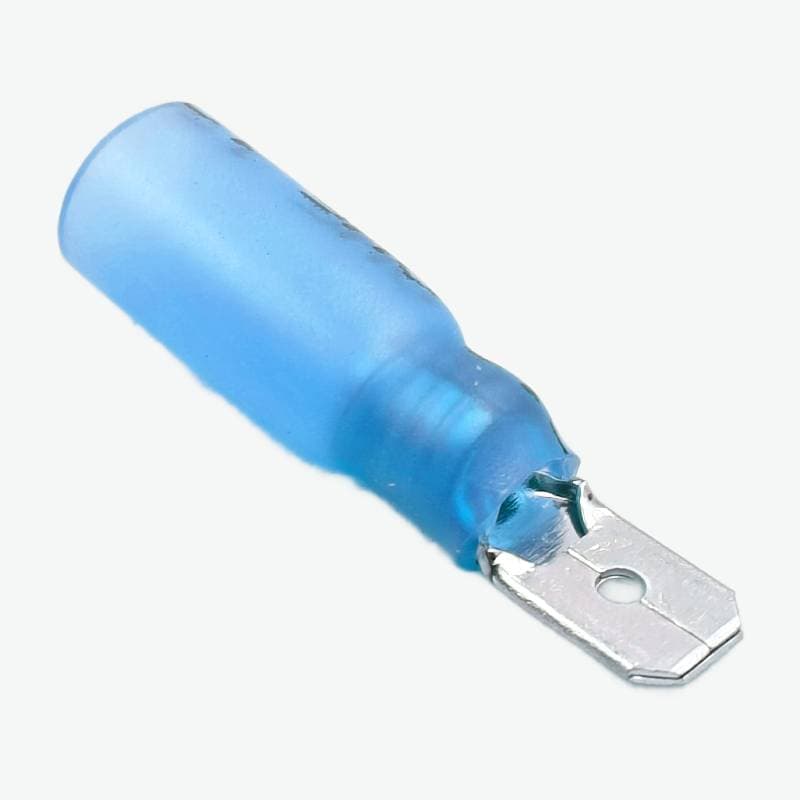 HMDD2-250 PVC Sleeve Insulating Crimp Terminals 1.5-2.5 sqmm (16-14 AWG) - Blue - View 1