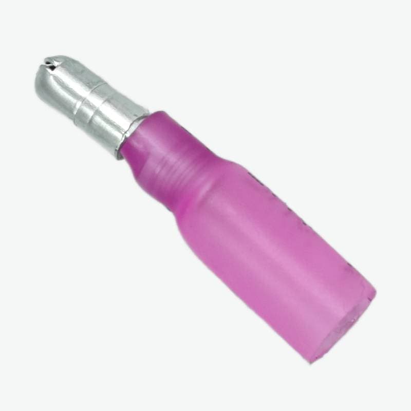 HMPD1.25-156 Bullet Male Insulated Wire Crimp Connector 0.5-1.5 sqmm (22-16 AWG) - Pink - View 2