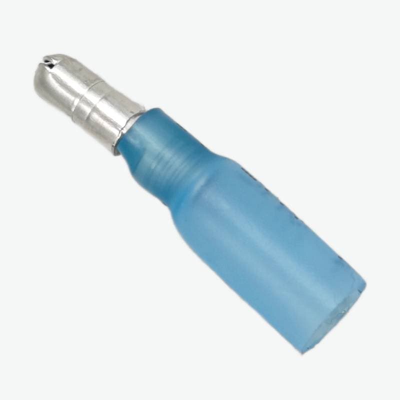 HMPD2-156 Bullet Male Insulated Wire Crimp Connector 1.5-2.5 sqmm (16-14 AWG) - Blue - View 2
