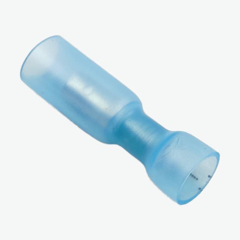 HFRD2-156 Fully Insulated Male Female Spade Bullet Wire Connector 1.5-2.5 sqmm (16-14 AWG) - Blue - View 3