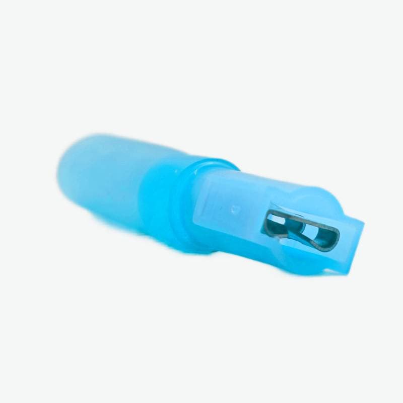 HFDFNY2-250 Brass Female Insulated Spade Joint Cable Wire Connector 1.5-2.5 sqmm (16-14 AWG) - Blue - View 2