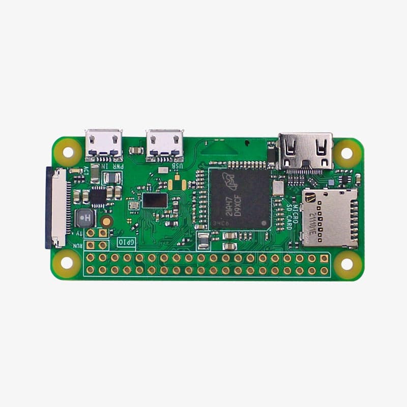 Raspberry Pi Zero W (Wireless) With in-built Wi-Fi and Bluetooth - Headerless - View 1