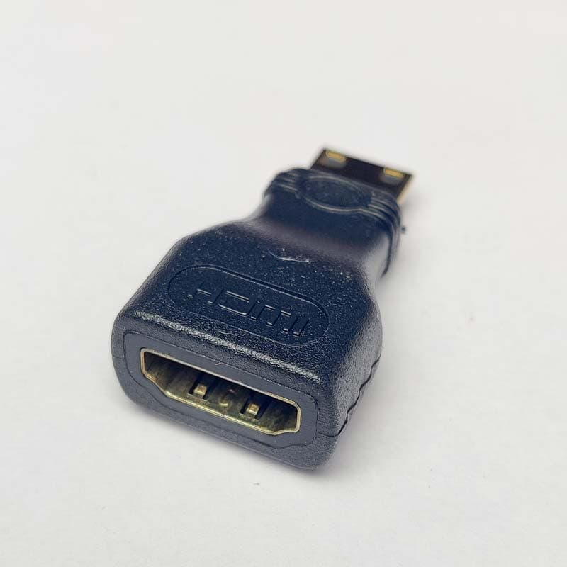 Mini HDMI Male to HDMI Female Adaptor - View 1