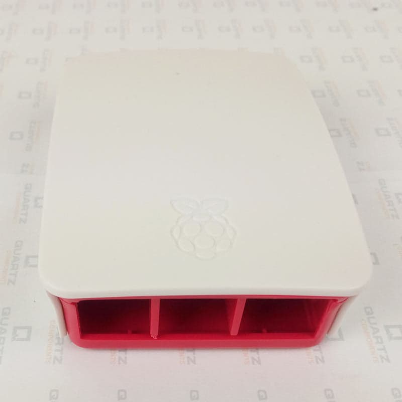 Raspberry Pi 4 Case Enclosure Red & White - View 3