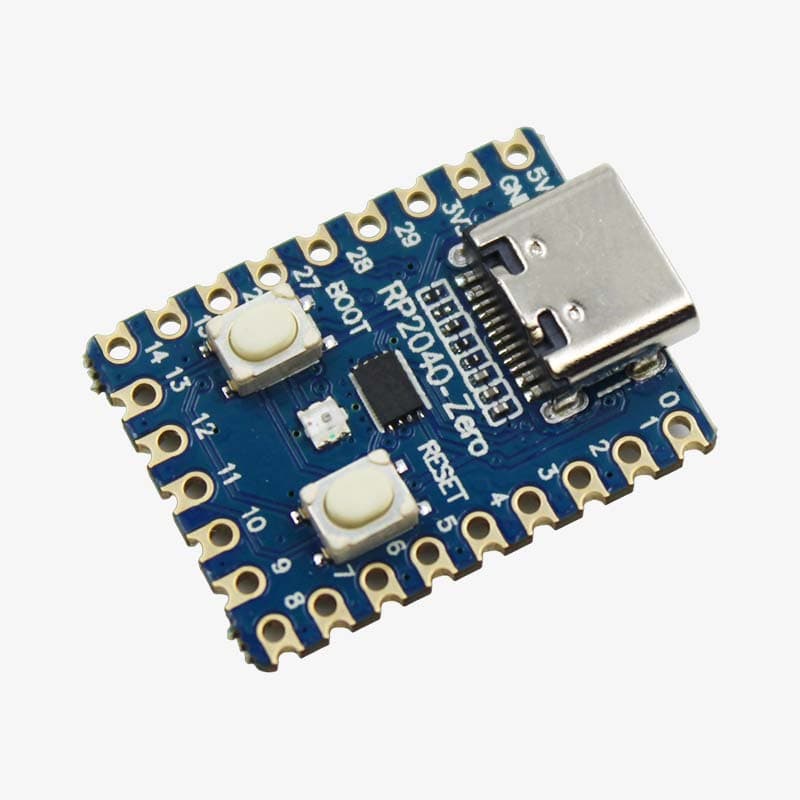 RP2040 Zero Pi Development Board with Header - View 1