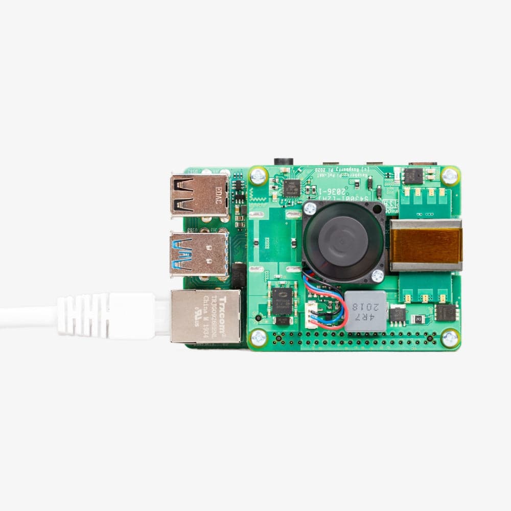 Raspberry Pi PoE+ HAT for 3B and Pi 4 - View 2