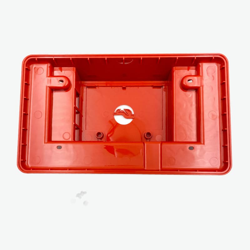 Raspberry Pi 4 Model B 7 inch Touchscreen Display Case - ABS Red - View 3