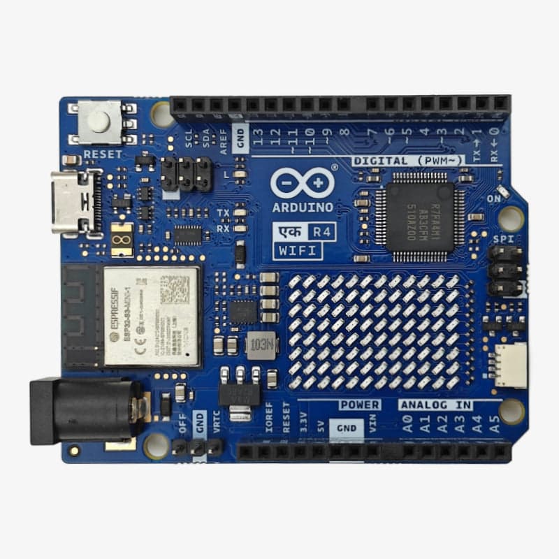 Original Arduino UNO EK (एक) R4 WiFi - Made in India - View 2