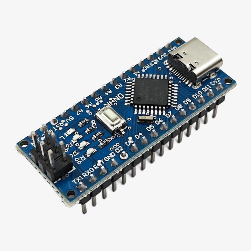 Nano R3 CH340 Chip Development Board-Compatible with Arduino-Type C - Soldered - View 1