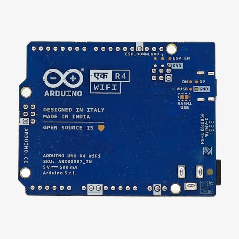 Official Arduino UNO EK (एक) R4 Minima - Made in India - View 3