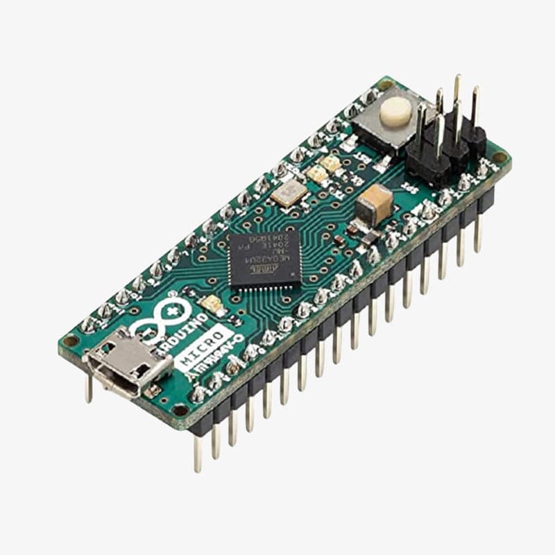 Official Arduino MICRO A000053 Development Board with Header - View 1